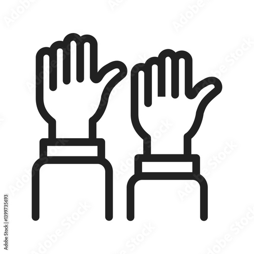 Voters icon vector image. Suitable for mobile apps, web apps and print media.