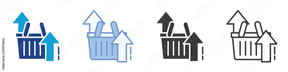 Basket Icons Collection – Multiple Vector Styles Icons Basket Icons Collection – Multiple Vector Styles Icons
