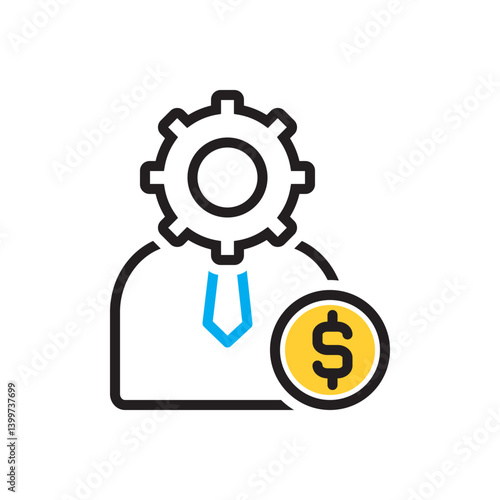 Multi color icon for management