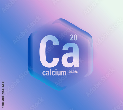 Microelement useful for human health. Periodic table of mendeleyev. Atomic mass, atomic number. Minerals