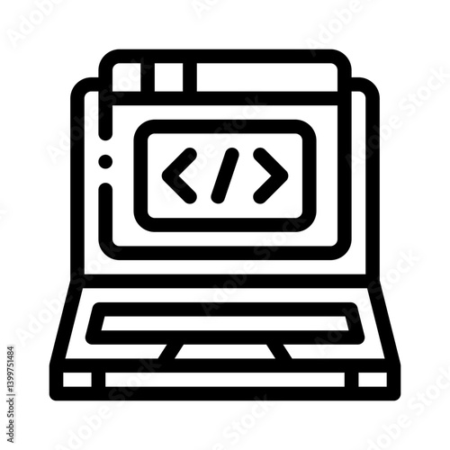 code editor line icon
