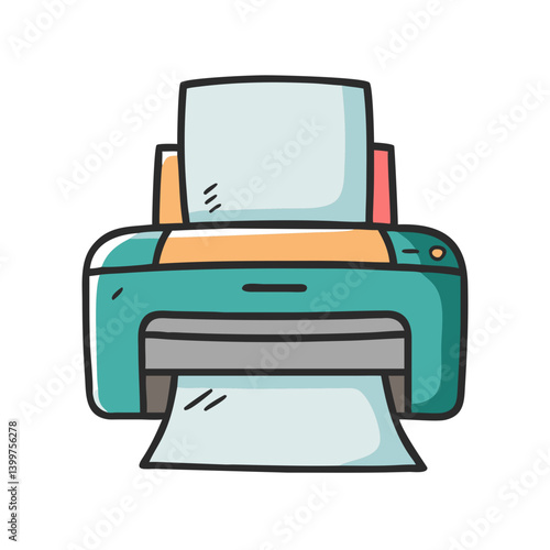 printer icon, printer vector illustration-simple illustration of printer, perfect for printer logos and icons