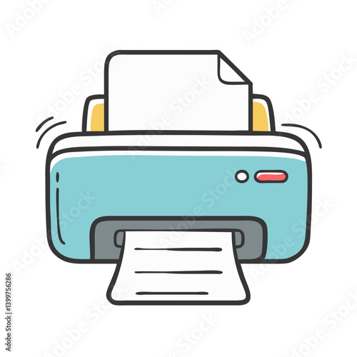 printer icon, printer vector illustration-simple illustration of printer, perfect for printer logos and icons
