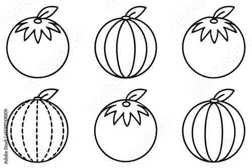 coconut line art modern drawing perfect for posters