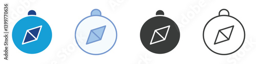 Compass Icons Collection – Multiple Vector Styles Icons
