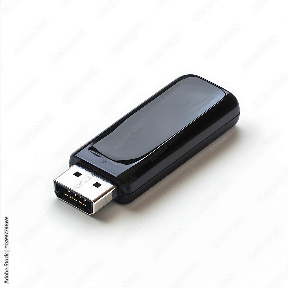 Bluetooth Dongle Isolated on White Background Bluetooth Dongle Isolated on White Background