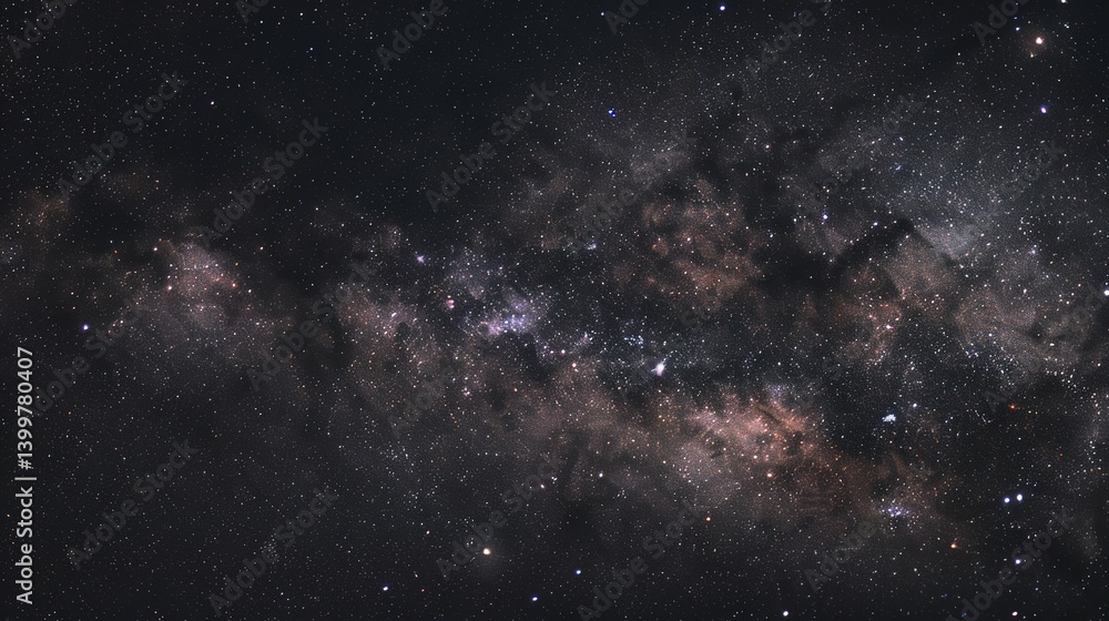 Fototapeta premium Father's Day Space Background: Paying Tribute to Father's Profound and All - inclusive Love as Vast as the Firmament with the Vast Universe as the Background