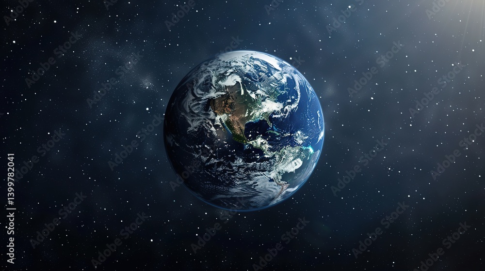 Obraz premium Father's Day Space Background: Paying Tribute to Father's Profound and All - inclusive Love as Vast as the Firmament with the Vast Universe as the Background