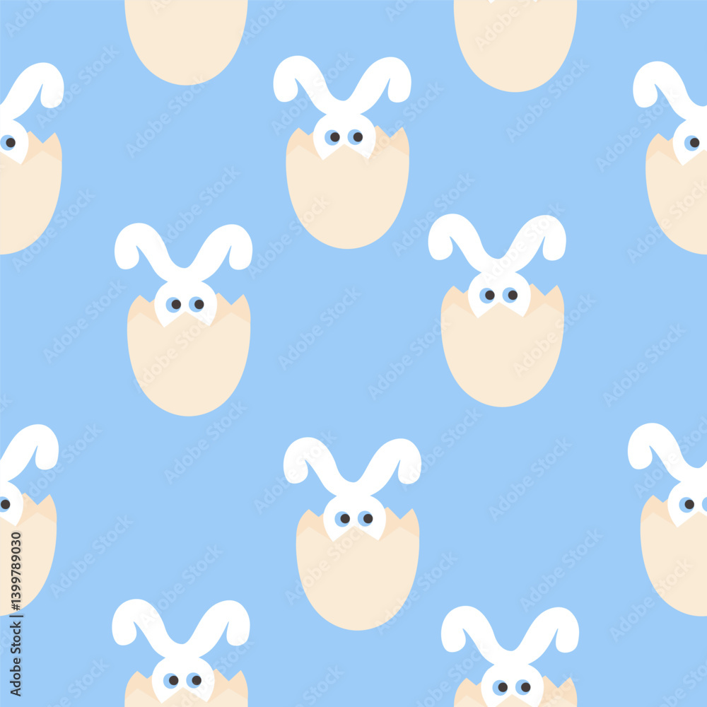 Seamless pattern with bunny in doodle style.Element for decoration design mail posts postcards poster print invitation background backdrop wrapping wallpaper banner textile Seamless pattern with bunny in doodle style.Element for decoration design mail posts postcards poster print invitation background backdrop wrapping wallpaper banner textile