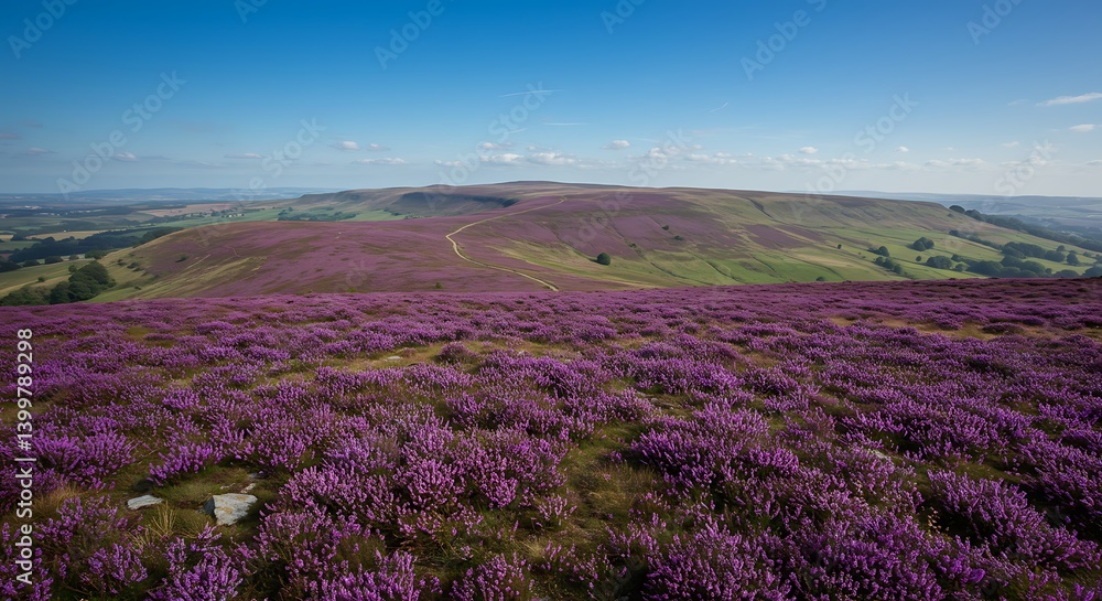 Obraz premium Purple Haze of Midsummer's Day AI Generated