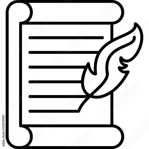 Calligraphy icon