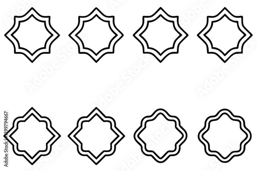 curb line art clean geometric style modern art