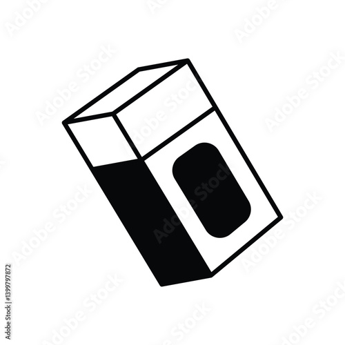 Eraser  icon vector stock illustration