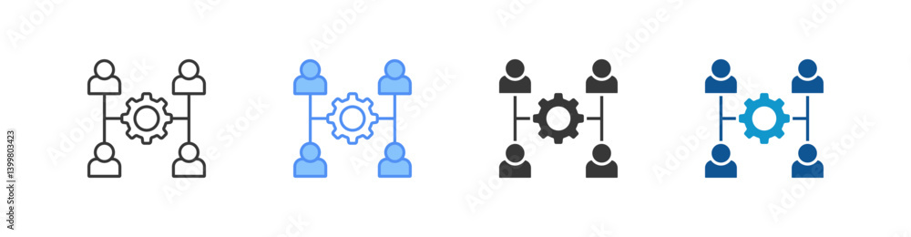 Organization Multistyle Icon Sheet Organization Multistyle Icon Sheet