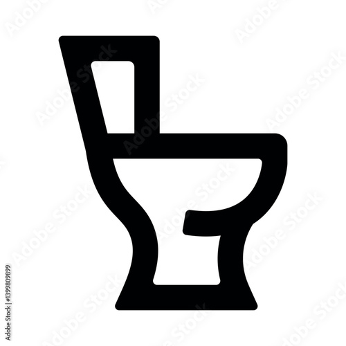 Toilet bathroom icon bowl, sanitaryware vector bathroom. Bidet toilet icon. Vector illustration