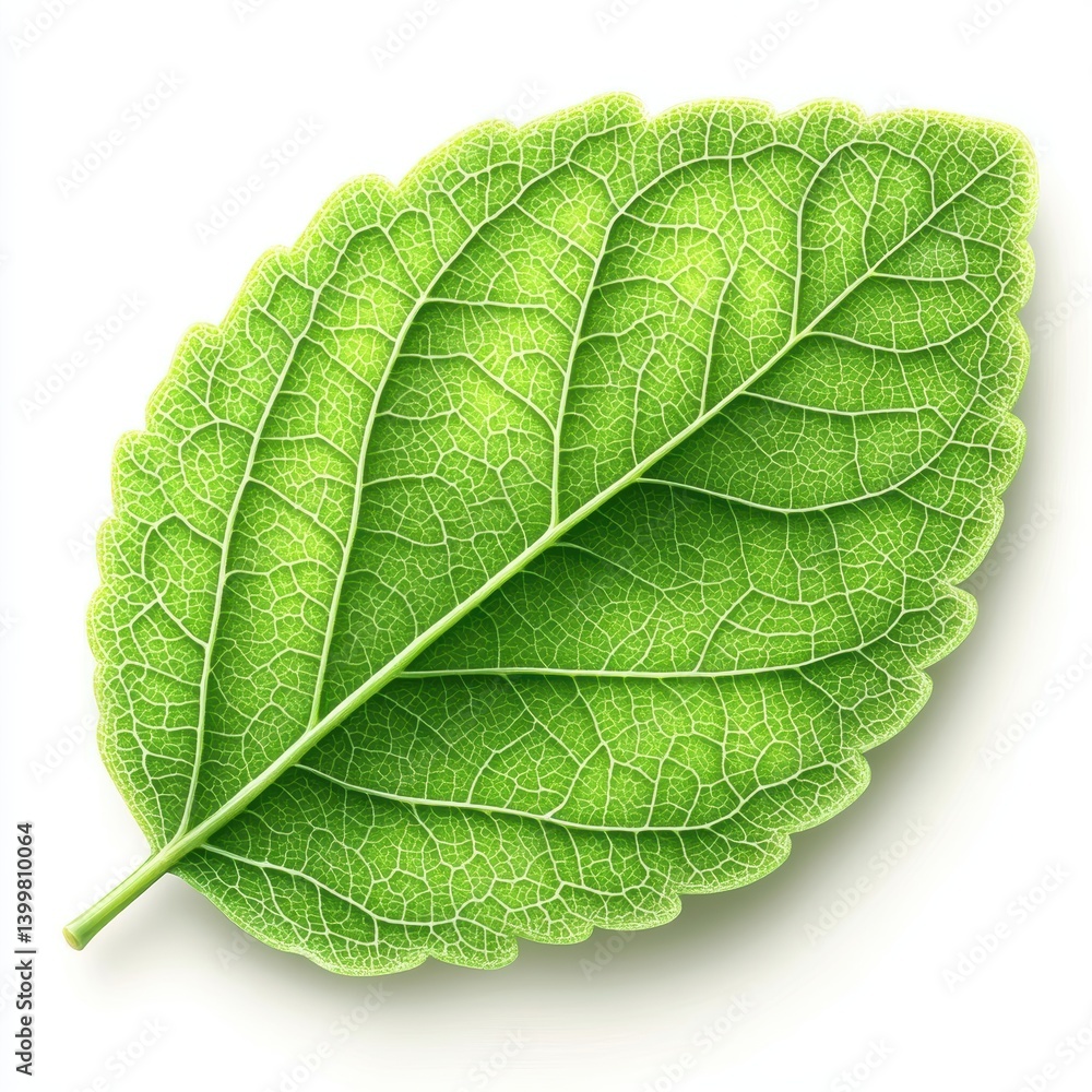 Obraz premium Detailed leaf graphic