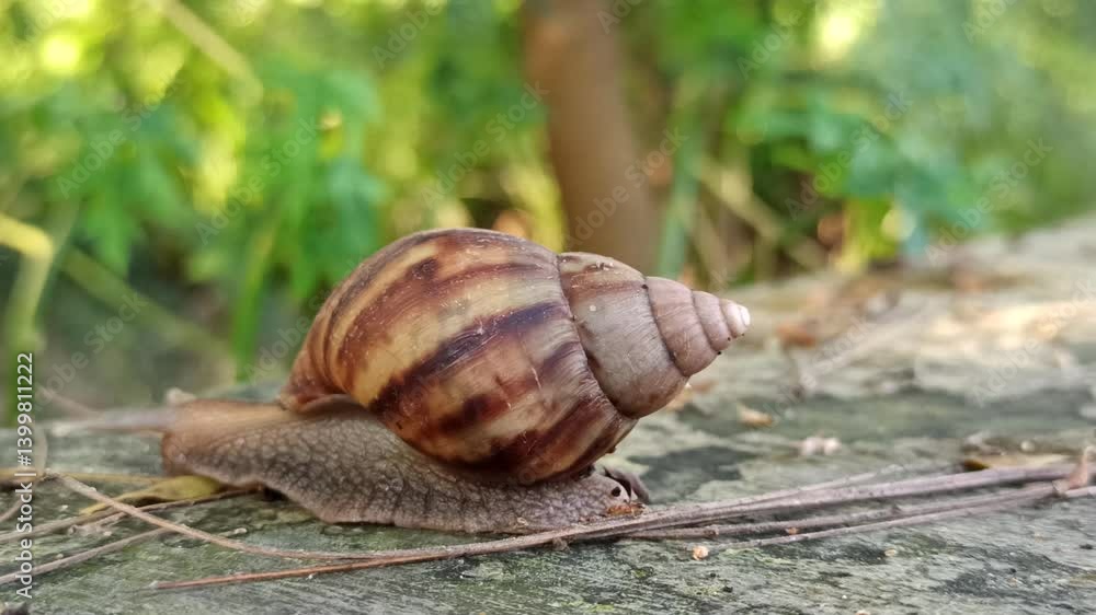 snail walking snail walking