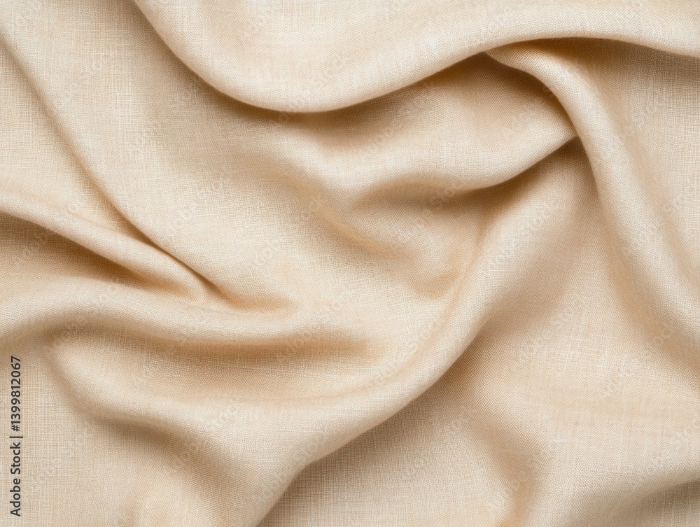 Minimalist Beige Linen Fabric Texture with Natural Feel and Softness Minimalist Beige Linen Fabric Texture with Natural Feel and Softness