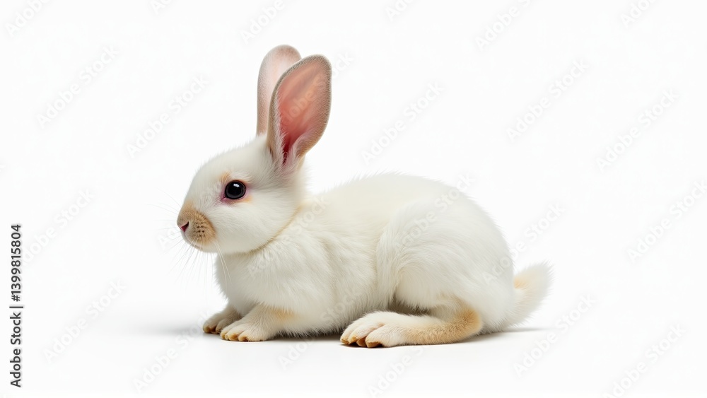 Ears Up and Ready: A Rabbit’s Elegance Ears Up and Ready: A Rabbit’s Elegance