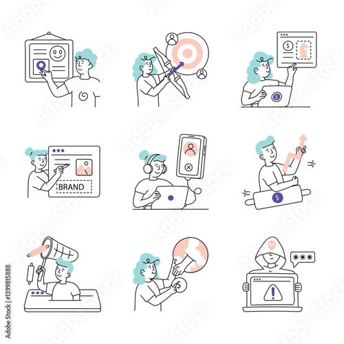 Set Of Business startup 3