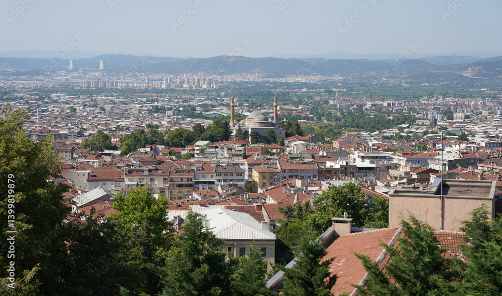 City view of Bursa in Turkiye City view of Bursa in Turkiye