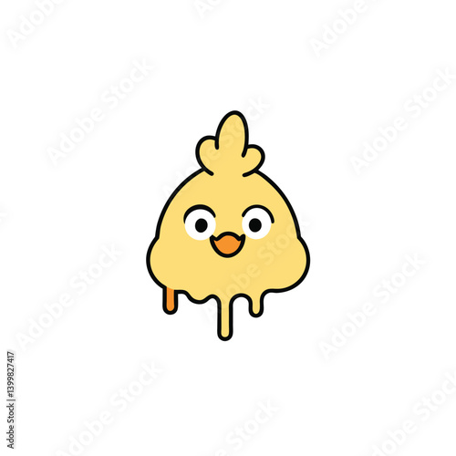 dripping from the chili con carne vector art illustration