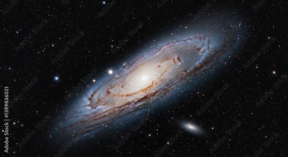 Fototapeta premium Cosmic Tapestry AI Generated