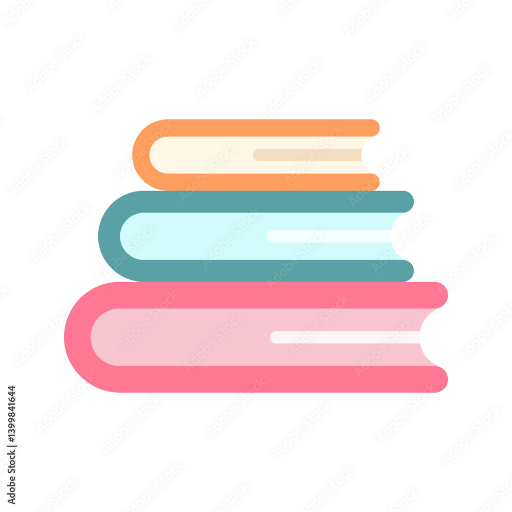 Book icon vector image. Suitable for mobile apps, web apps and print media. Book icon vector image. Suitable for mobile apps, web apps and print media.