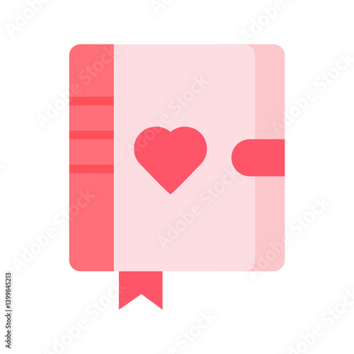 Diary icon vector image. Suitable for mobile apps, web apps and print media.