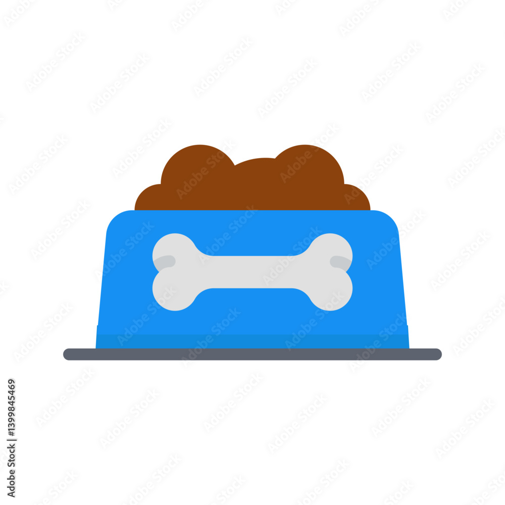 Dog Food icon vector image. Suitable for mobile apps, web apps and print media. Dog Food icon vector image. Suitable for mobile apps, web apps and print media.