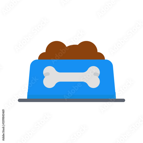 Dog Food icon vector image. Suitable for mobile apps, web apps and print media.