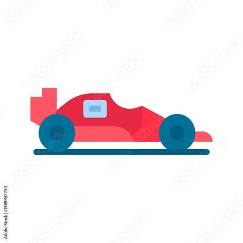 Formula One icon vector image. Suitable for mobile apps, web apps and print media.
