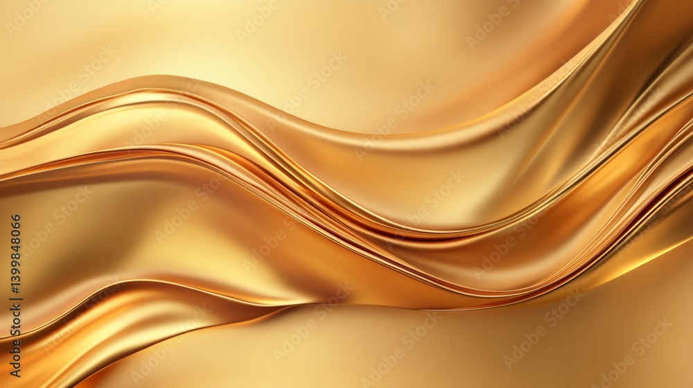 Fototapeta premium A luxury golden foil abstract texture background with elegant shimmer and shine,