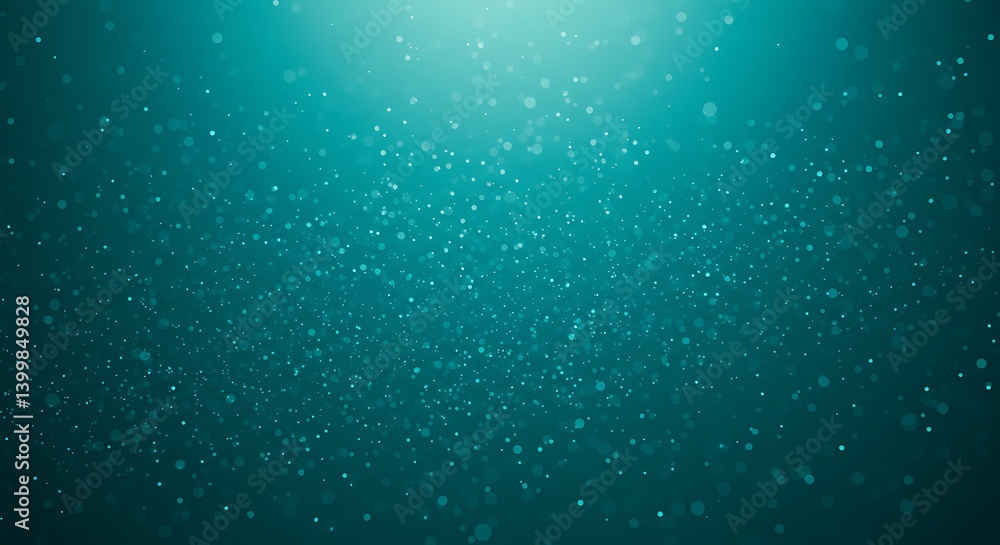 Fototapeta premium Teal Luminescence AI Generated