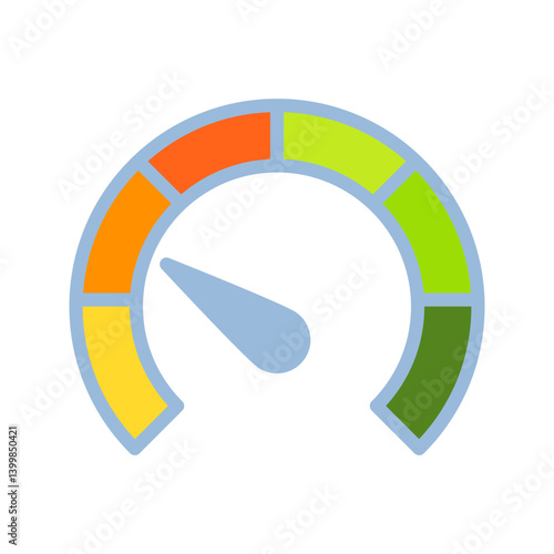 Free Download Meter icon vector image. Suitable for mobile apps, web apps and print media. - GFXLoad