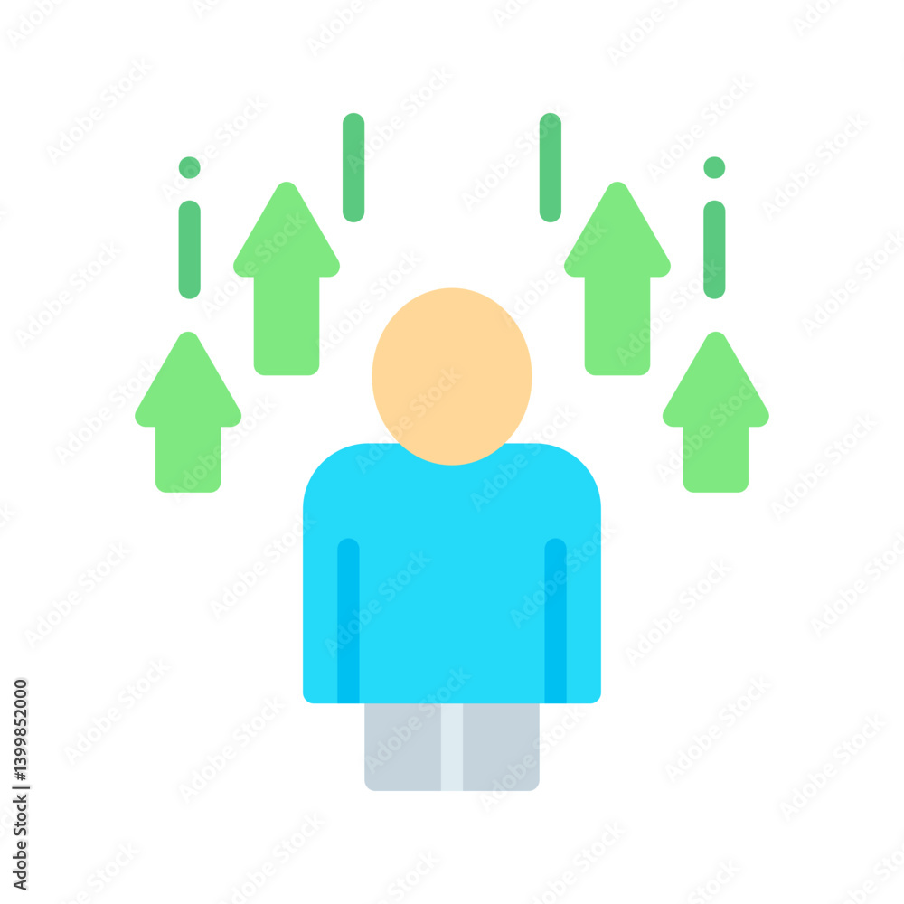 Personal Development icon vector image. Suitable for mobile apps, web apps and print media. Personal Development icon vector image. Suitable for mobile apps, web apps and print media.