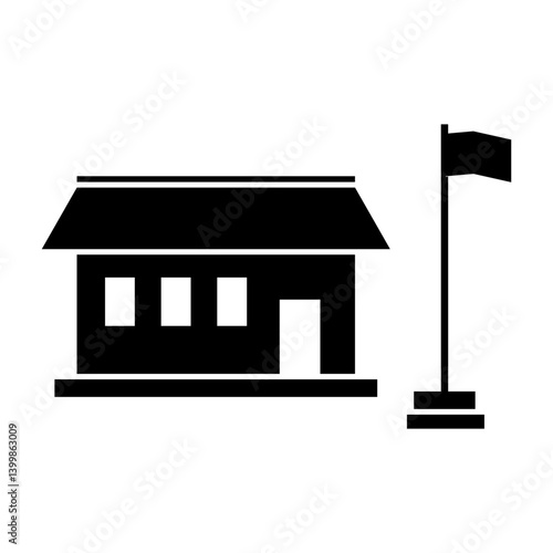 SCHOOL BUILDING ICON