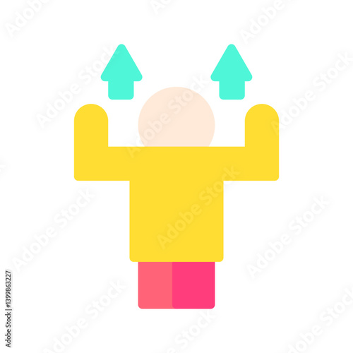 Selfconfident icon vector image. Suitable for mobile apps, web apps and print media.