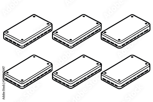 ssd line art next generation solid state drive design