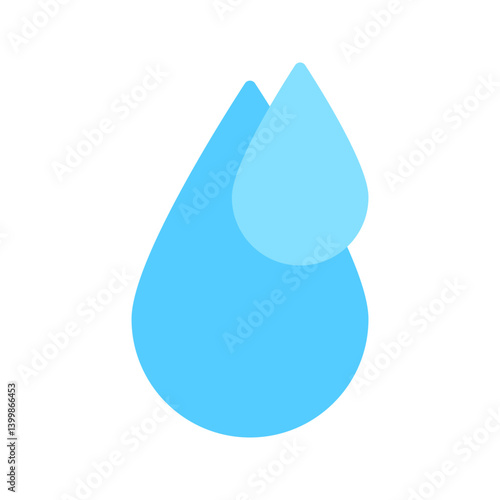 Water icon vector image. Suitable for mobile apps, web apps and print media.