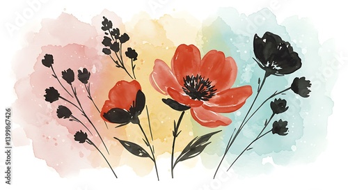 Chromatic Bloom AI Generated