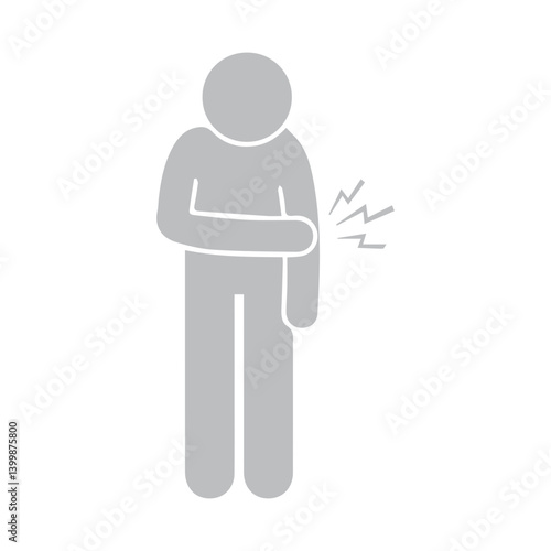 elbow pain icon