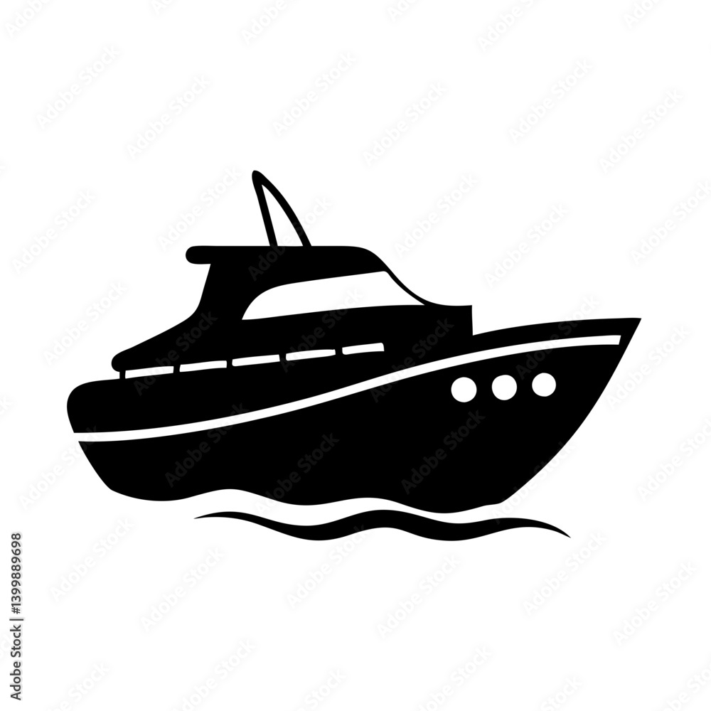 boat icon, boat silhouette vector illustration-simple silhouette illustration of boat, perfect for boat logos and icons boat icon, boat silhouette vector illustration-simple silhouette illustration of boat, perfect for boat logos and icons