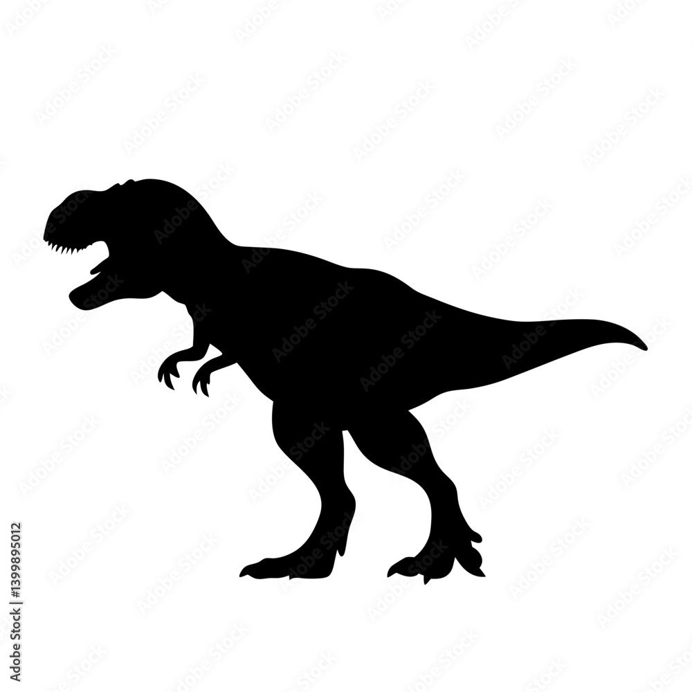 Tyrannosaurus Rex Silhouette Vector Art. Tyrannosaurus Rex Silhouette Vector Art.