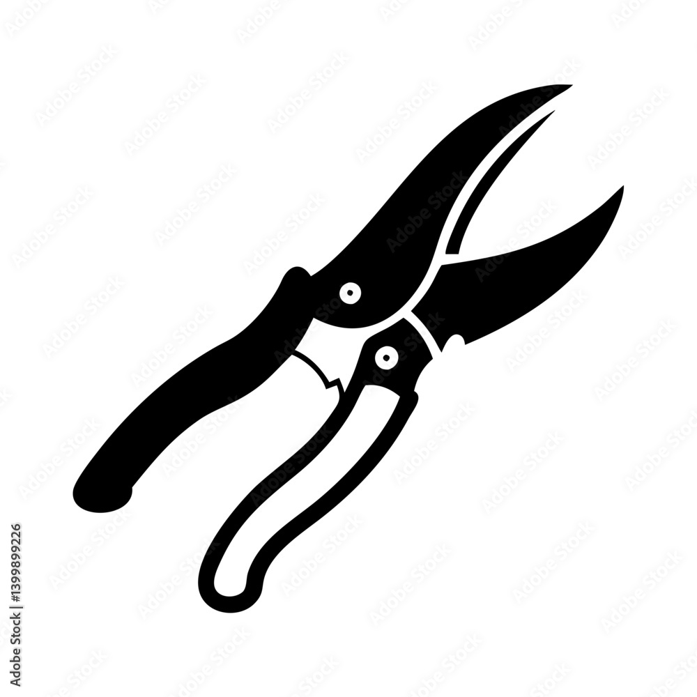 pruning shears icon, pruning shears silhouette vector illustration-simple silhouette illustration of pruning shears, perfect for pruning shears logos and icons pruning shears icon, pruning shears silhouette vector illustration-simple silhouette illustration of pruning shears, perfect for pruning shears logos and icons