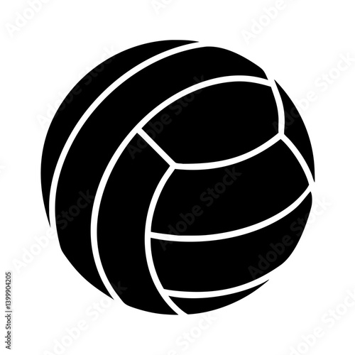 volleyball icon, volleyball silhouette vector illustration-simple silhouette illustration of volleyball, perfect for volleyball logos and icons