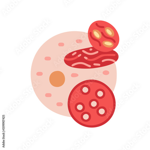  Blood Tissue Anatomy Icon Design