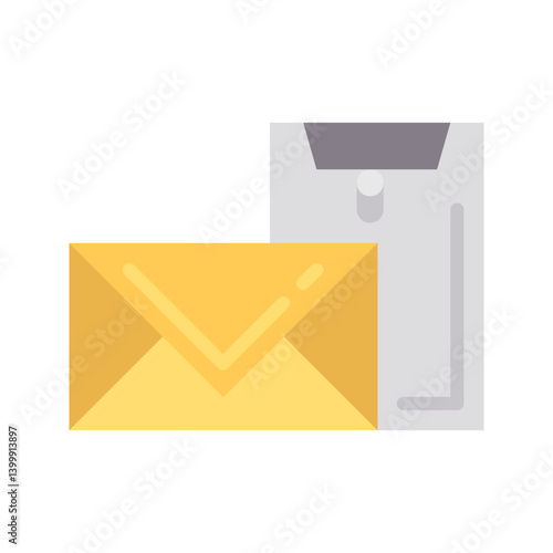 Mail icon vector image. Suitable for mobile apps, web apps and print media.