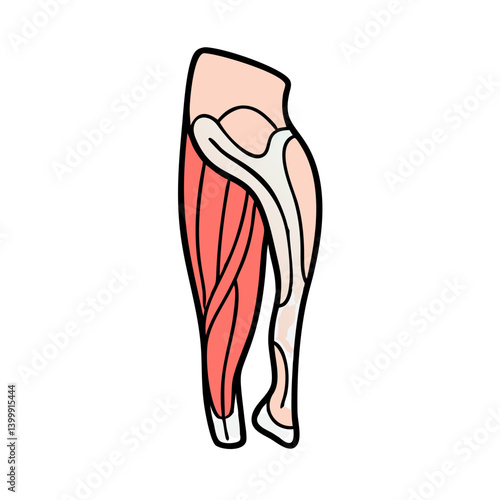  Quadriceps Femoris Anatomy Icon Design