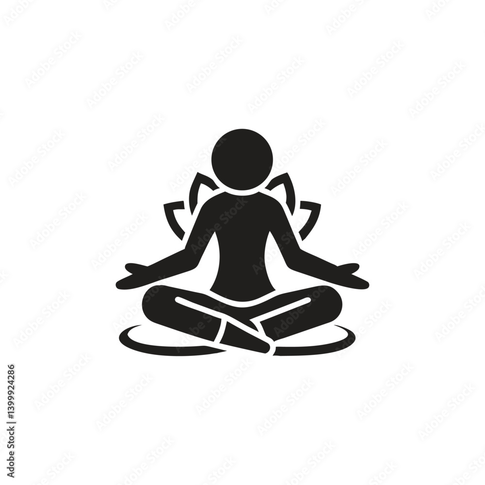 Yoga Pose Vector with Meditation and Mindfulness Icon
Yoga Pose Vector with Meditation and Mindfulness Icon